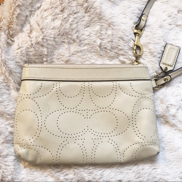 Coach Wristlet with Gold Accents - Picture 5 of 6